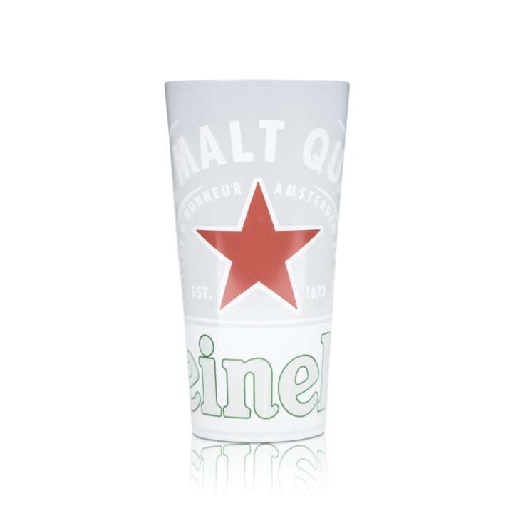Heineken plastic beer cup glass 0,5l reusable hard plastic cup glasses bar