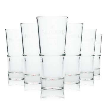 6x Parliament Vodka Glass 0,3l Longdrink Stacking Bar...