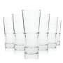 6x Parliament Vodka Glass 0,3l Longdrink Stacking Bar Glasses Russian Gastro Club Bar