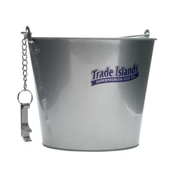 Trade Islands Tin Bucket 5L Handle Bottle Opener Ice...