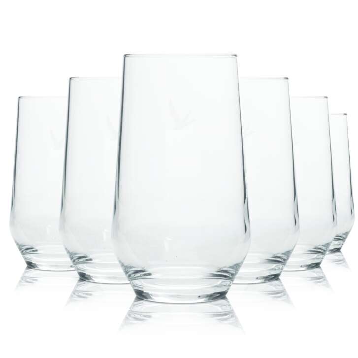 6x Grey Goose Glass 0,4l Longdrink Cocktail Highball Glasses Gastro Pub Vodka
