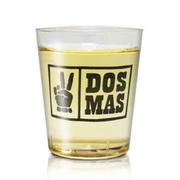 50x Dos Mas tequila plastic 2cl shot short tumbler shot...