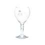 6x Leffe glass 0.5l goblet tulip design stemmed beer glasses Belgium Gastro Bar